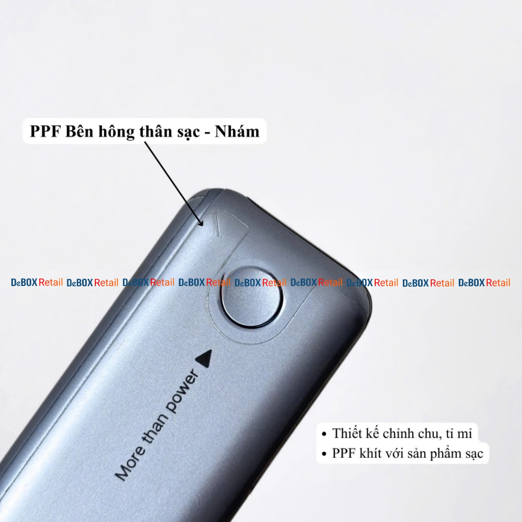 Miếng dán film PPF 4 lớp dành cho Sạc Dự Phòng UGREEN EnergyPal Pro Mini PB727 chống trầy xước, chống trượt, chống thấm | BigBuy360 - bigbuy360.vn