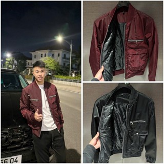 Áo Khoác Trần Bông AG29 Họa Tiết Túi Hộp Mix 2 Khóa Trần Bông 3 Lớp Thời Trang Nam Cao Cấp Phù Hợp Cho Nam