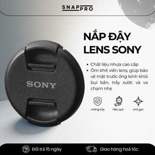 Nắp Lens Máy Ảnh Sony & Canon  – Nắp Cap Bảo Vệ Ống Kính Chống Bụi, Chống Trầy