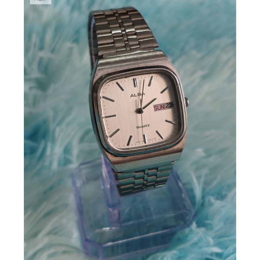 ĐỒNG HỒ TANK ALBA SEIKO 2 LỊCH