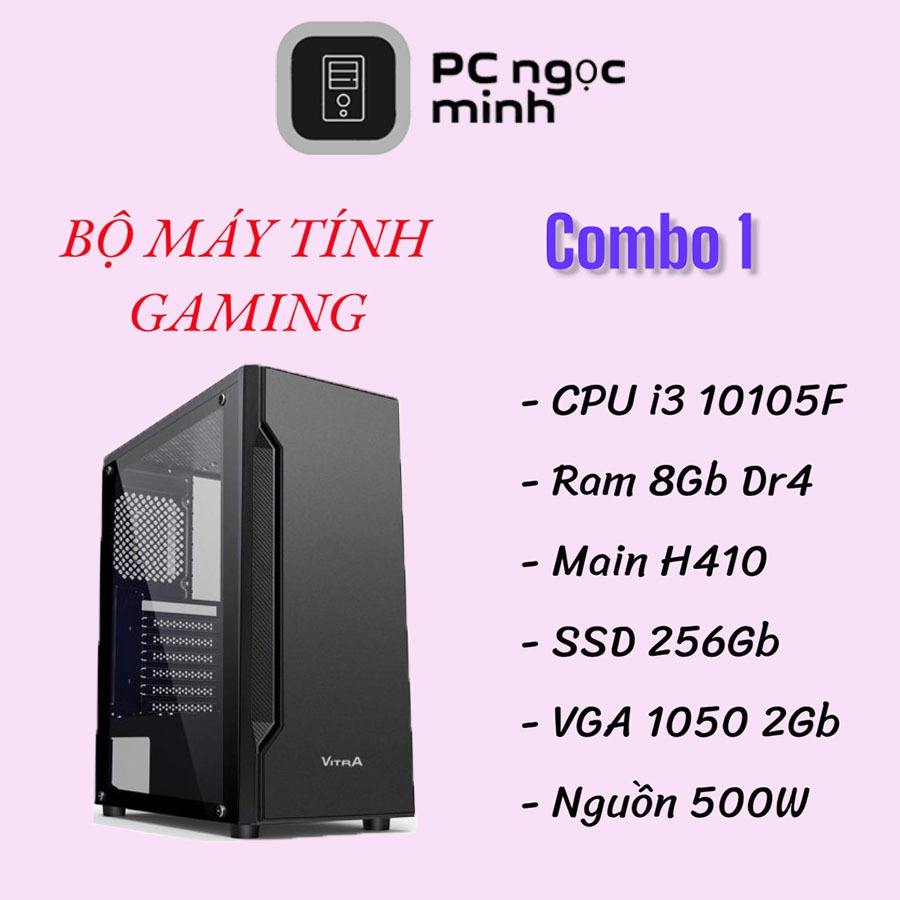 Bộ Máy Tính GAMING i3 10105F,Main H410