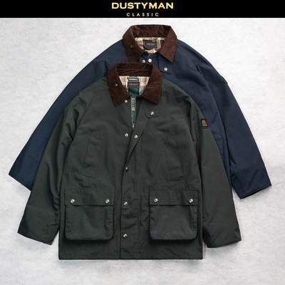 Áo Khoác Nam The British Rider Dustyman, Vải Dù Lót Dạ Caro, Dày Dặn, Giữ Ấm, Form Regular