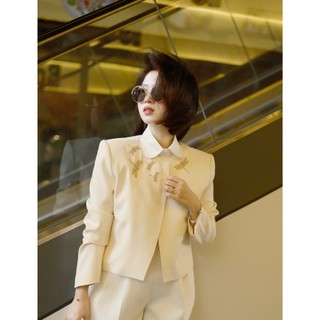    Muse By BOHEE   - Áo blazer chuồn chuồn màu kem - A599 