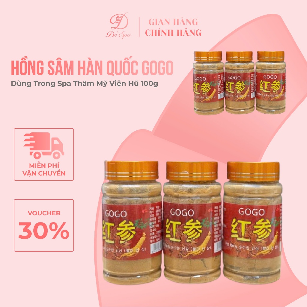Hồng Sâm Cấy Trắng GOGO Cấp Ẩm – Cân Bằng Da, Hỗ Trợ Sáng Da
