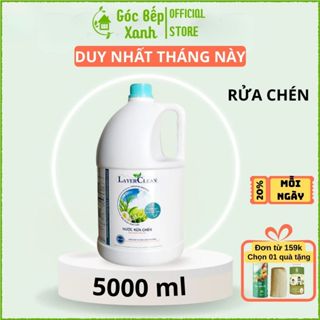 Nước rửa chén hữu cơ Layer Clean 5 lít layerclean hữu cơ Quế Quả hồng Quýt Gừng 