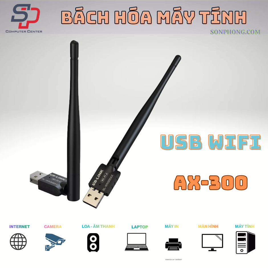 USB thu WIFI 6 LB-Link AX300 BL-WN300AX