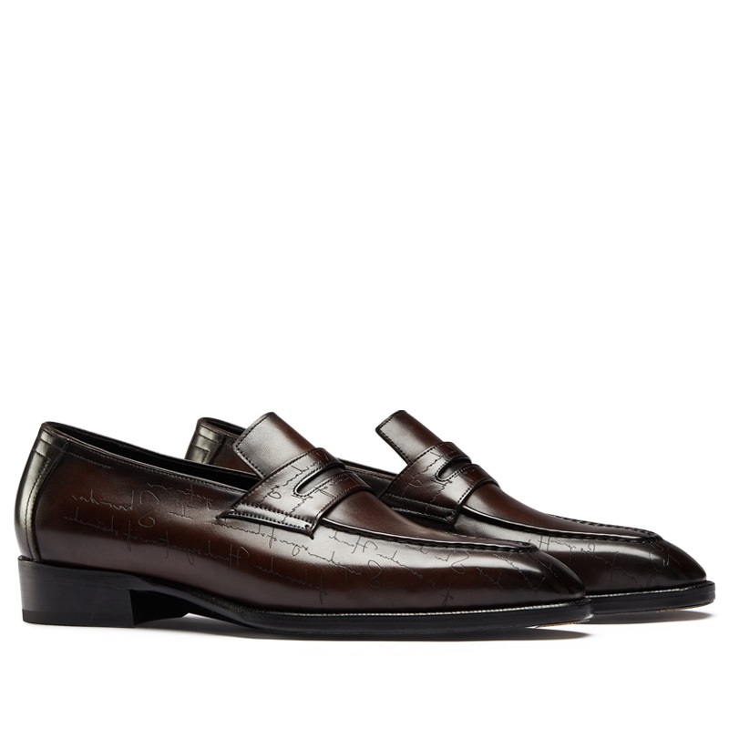 Giày tây nam Loafer Penny lịch lãm | Giày tây Công sở Loafer dòng đế da cao cấp H52802