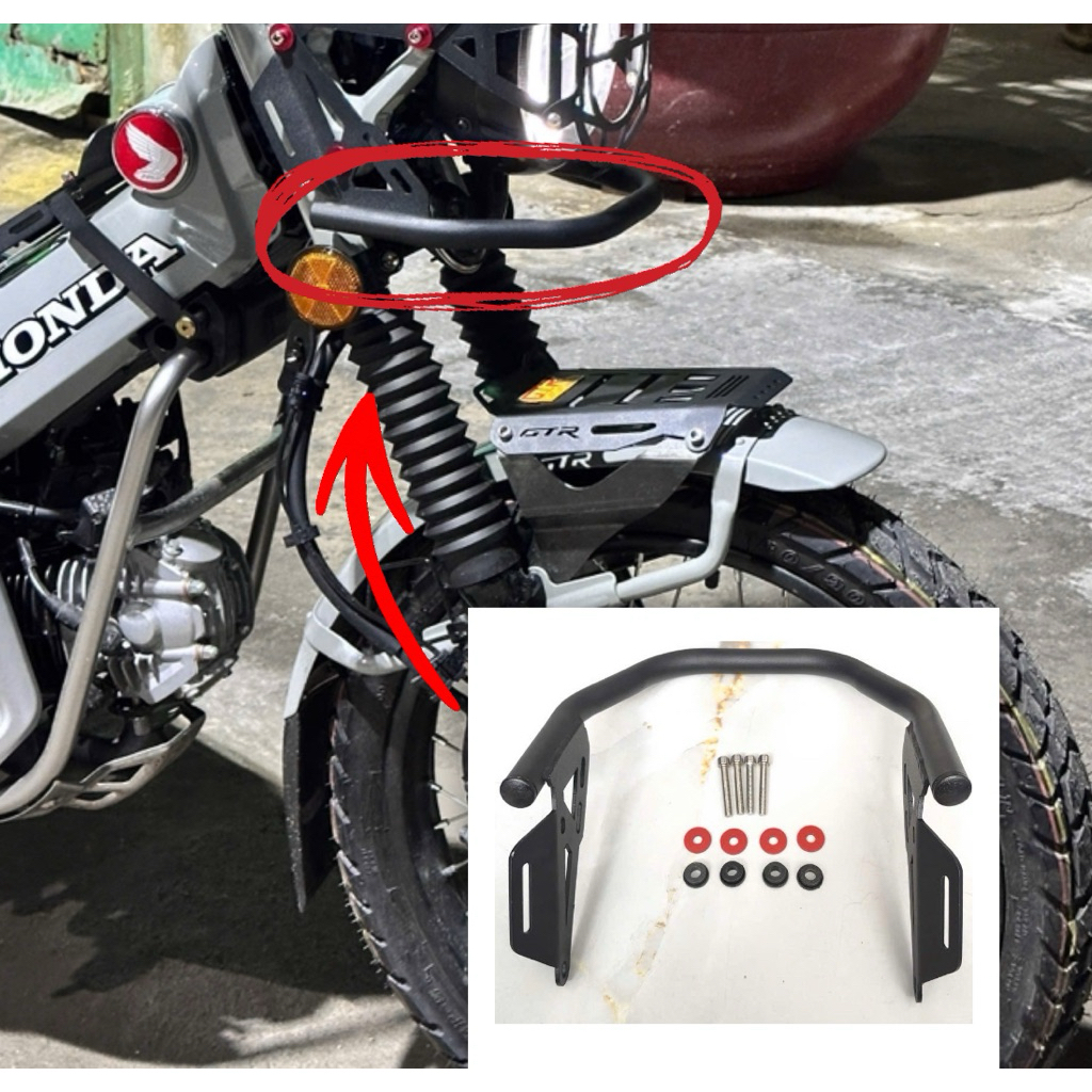 Ct125 - cảng trước ct125 , pát gắn đèn tool ct125,càm ct125