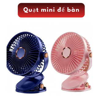  Quạt mini để bàn 5 mức độ có đèn led pin 5000 MHA  Và 10000 MHA - PTLUXURY 