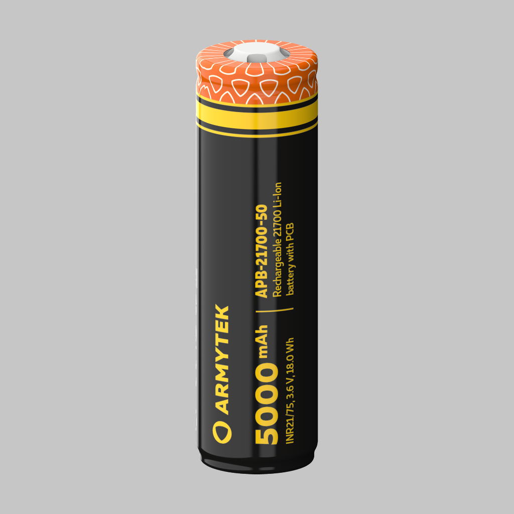 Pin sạc Armytek 21700 Li-ion 5000 mAh PCB