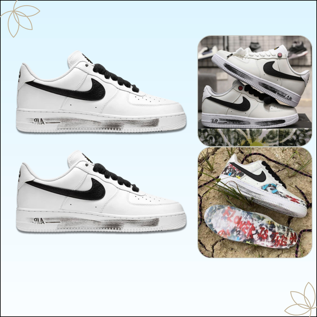 Giày G-Dragon x Nike Air Force 1 Para-Noise 2.0 – Sneaker AF1 Đen Trắng Bản SC Cao Cấp