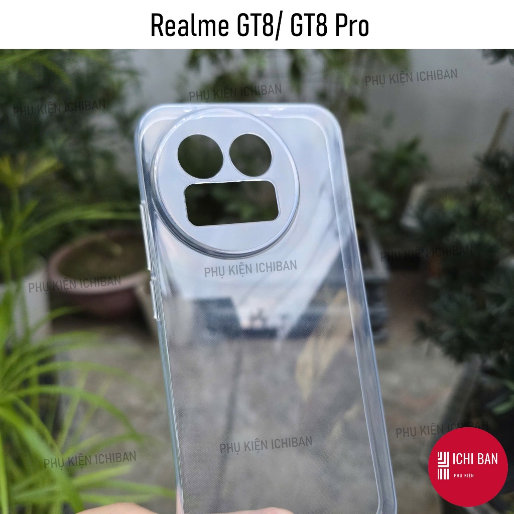 Ốp Lưng Dẻo Realme GT8/ GT8 Pro/ Realme GT7 Pro, Realme GT7/ Realme GT6 Trong Suốt Có Gờ Bảo Vệ Came