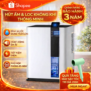 Máy Hút Ẩm - Lọc Không Khí - Thế Hệ Thông Minh - Sử Lý Bụi Tự Động - Bảo Hành 3 Năm Lỗi 1 Đổi 1