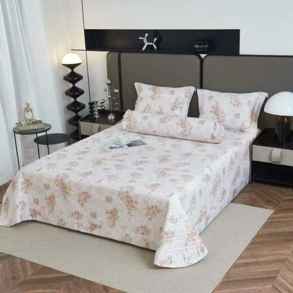 ALyDa – Bộ Chăn Ga Gối Tencel 60s Cao Cấp Siêu Mềm Mịn 5 Món