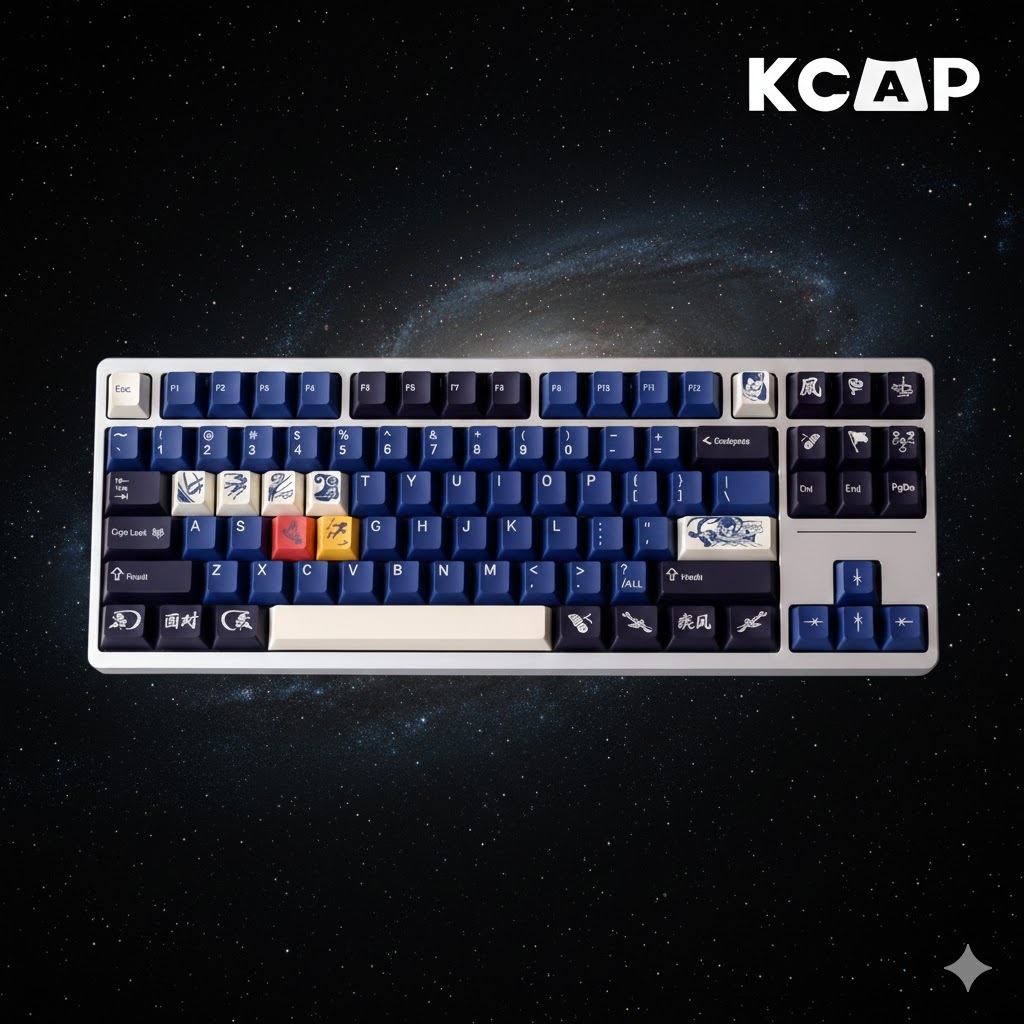 Keycap Custom Samurai Blue | KCRAFT - World of keycaps