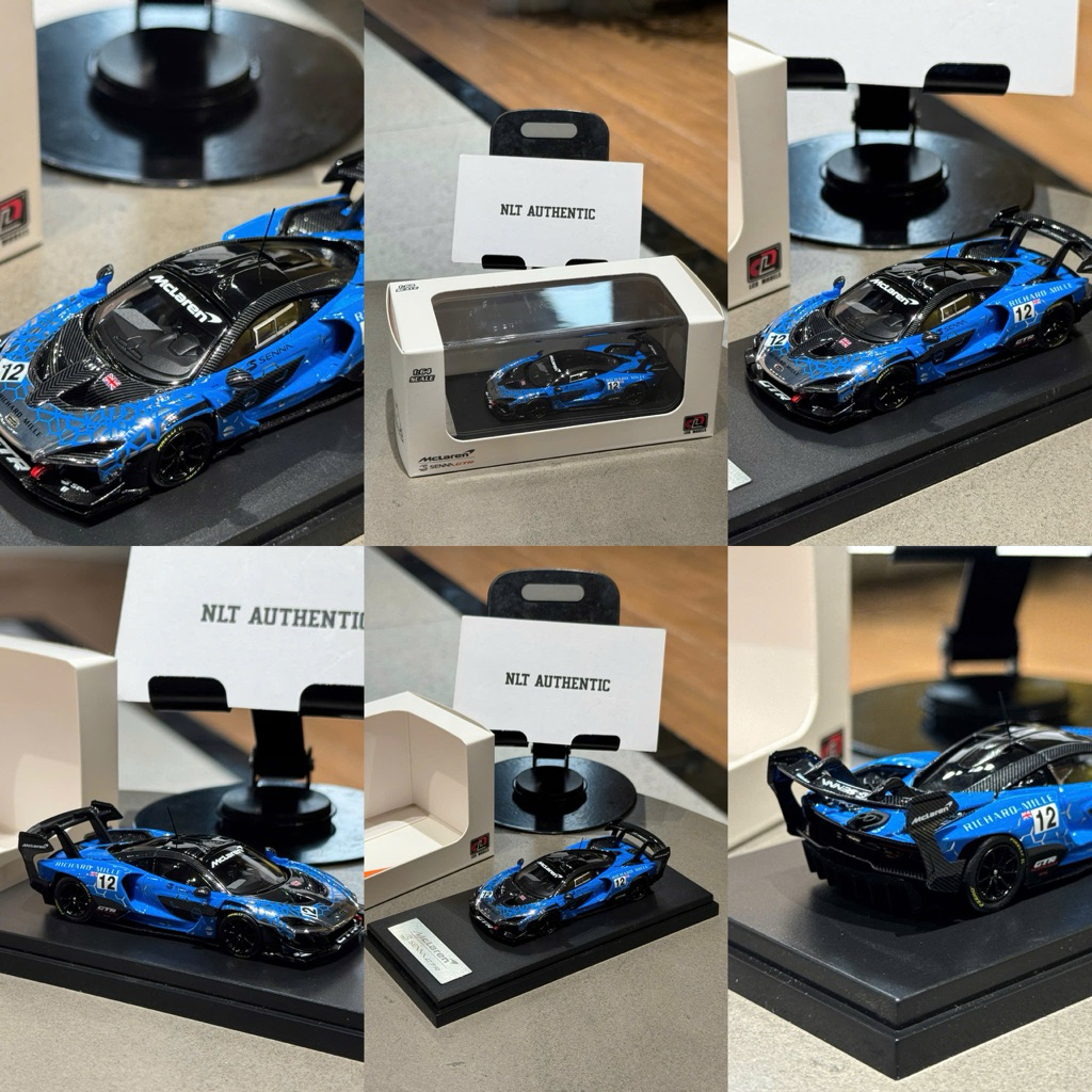 Xe McLaren Senna GTR 1:64 LCD (Blue color)