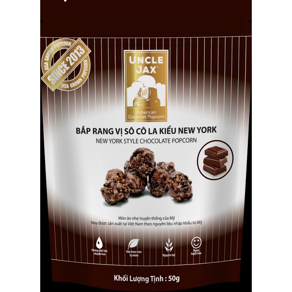 Bắp Rang Bơ Uncle Jax Vị Socola 50gr