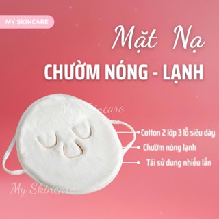   Loại Dày Xịn  Mặt Nạ Xông Hơi Nóng Lạnh Tái Sử Dụng Chườm Mắt Và Da Mặt Spa Cao Cấp 