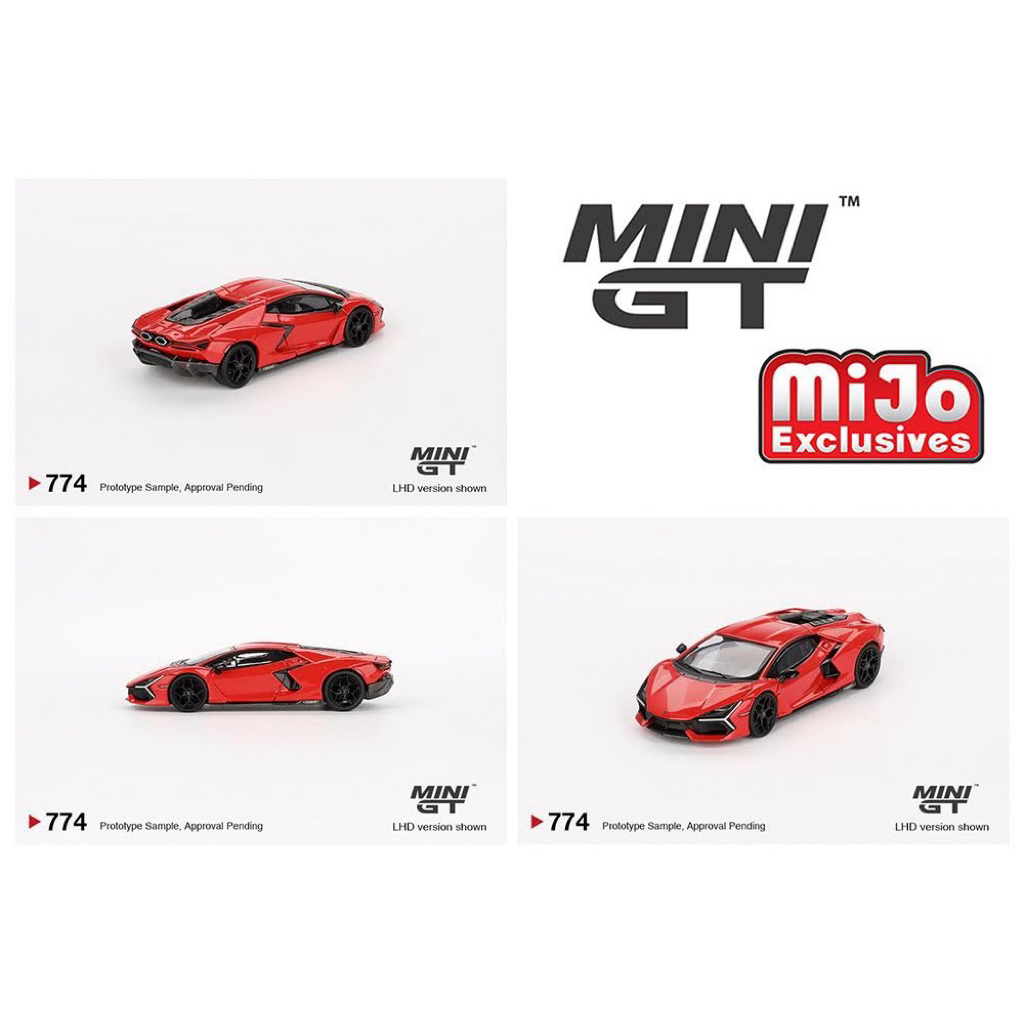 MiniGT CARD - Lamborghini Revuelto Arancio Dac Lucido