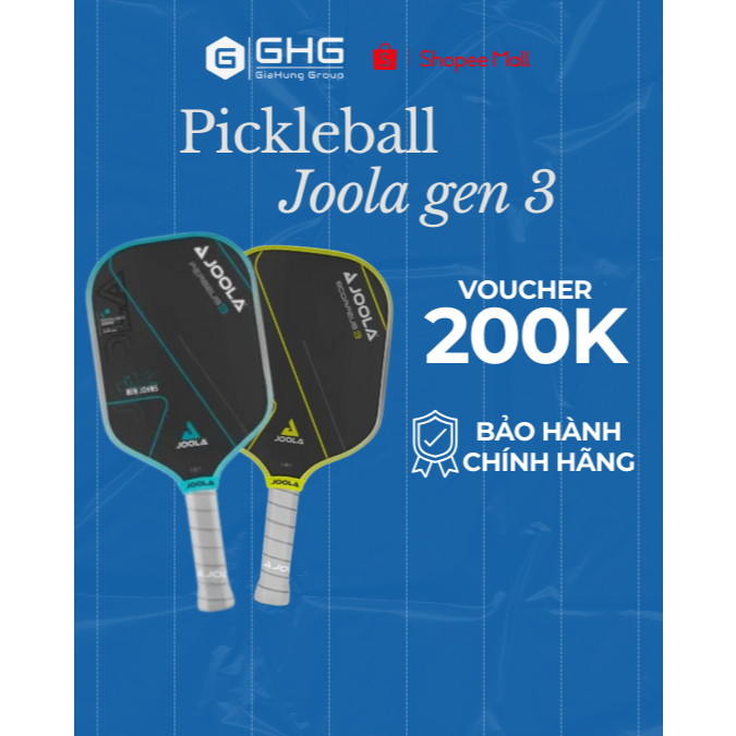 Vợt Pickleball Joola Gen 3, vợt Pickleball Joola chính hãng (Anna Bright 3, BJ Perseus 3)