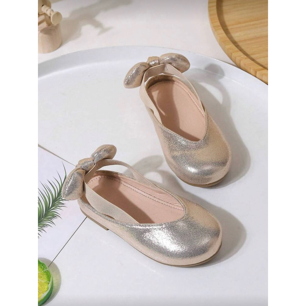 🩰 GIÀY BÚP BÊ BÉ GÁI/ TRAI VÀNG GOLD– DÂY NƠ SATIN SIÊU XINH | MỀM – NHẸ – DỄ ĐI