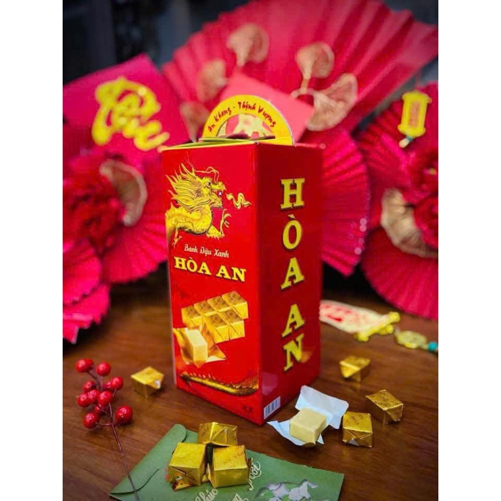 Bánh đậu xanh hoà an - Xách tay 1000g