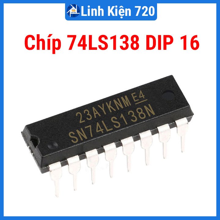 IC 74LS138 3 to 8 decoder/demultiplexer DIP16
