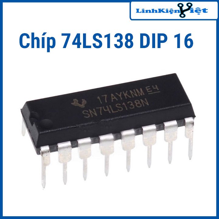 Chíp 74LS138 3 to 8 Decoder/Demultiplexer DIP16