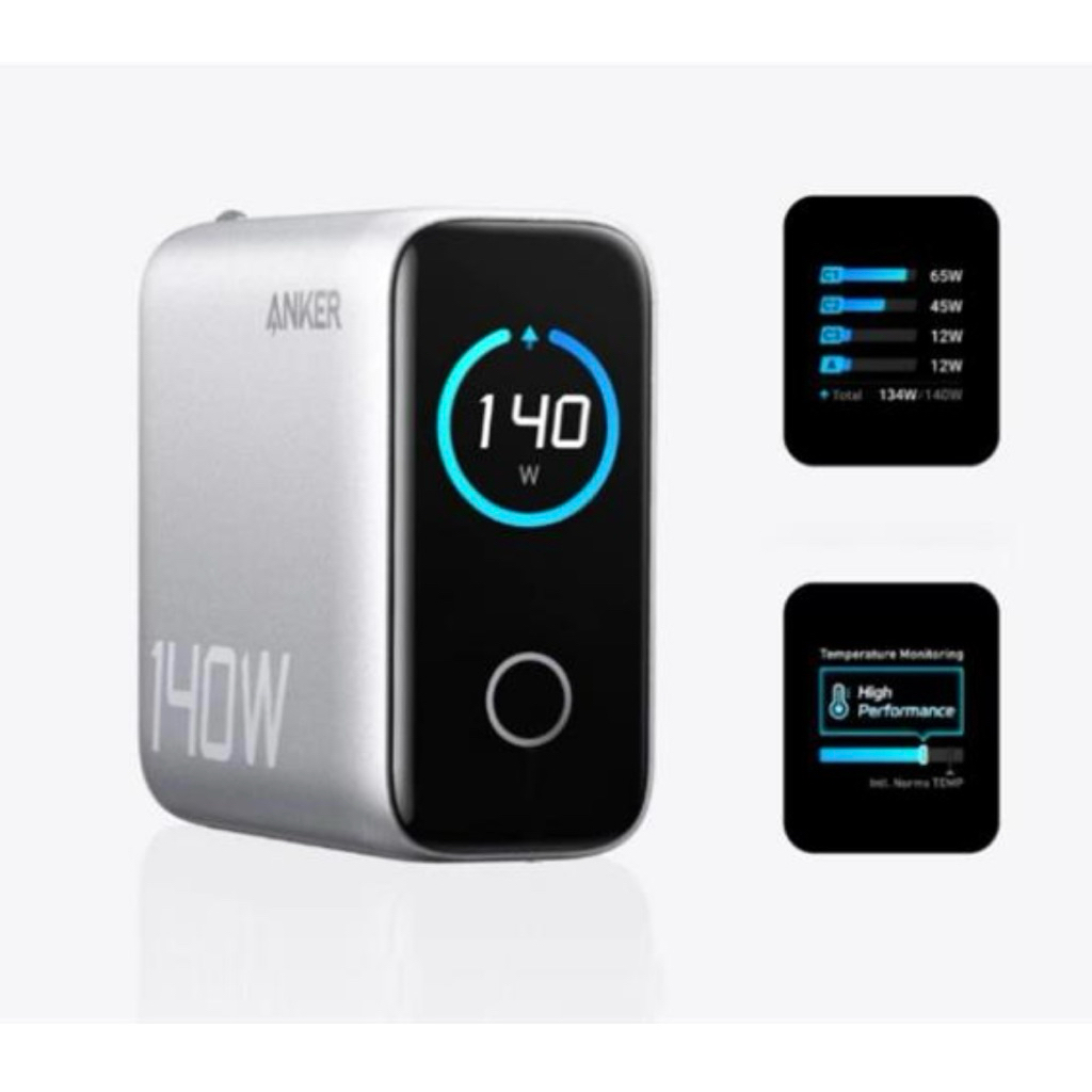 Bộ sạc nhanh 4 cổng USB Type-C 140W Anker Zolo B2697 kèm Cáp Type C - Type C