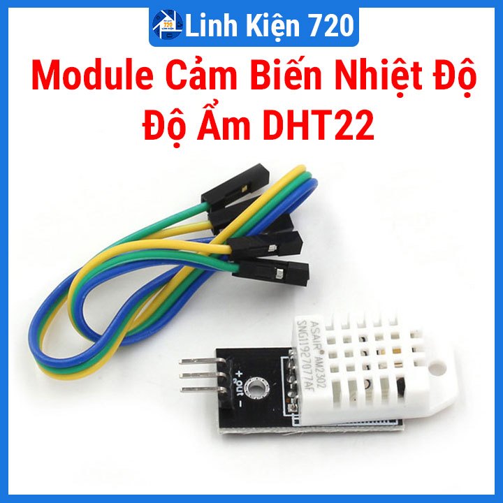 Module cảm biến nhiệt độ, độ ẩm DHT22