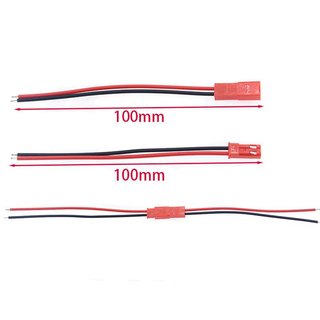 Combo 5 Dây Nối JST-2P Đỏ