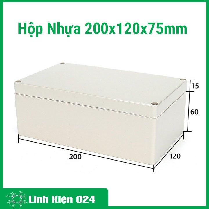 Hộp Nhựa 200x120x75mm - Chống nước KT