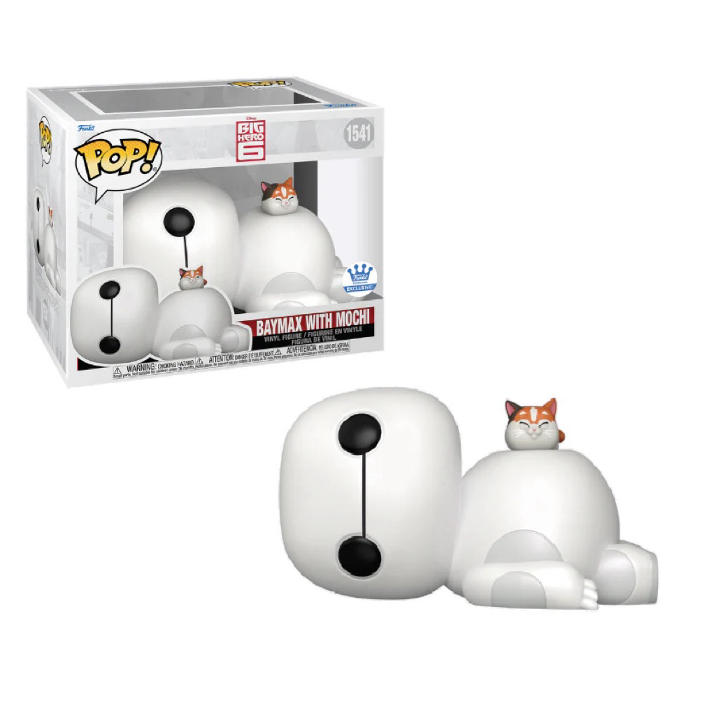 Mô hình Funko Pop Diisney - Baymax with Mochi Big Hero 6 #1541 (box real)