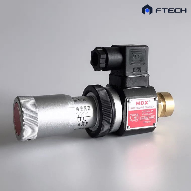 Rơ Le Áp Suất JCS-02H/JCS-02N/JCS-02NL-5-35Mpa 50-350Kg/Cm2- Công Tắc Áp Suất Thủy Lực PT1/4