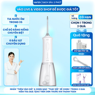  Máy tăm nước HANGY HN26   HG23 – 4 chế độ xịt bình nước lớn - Đổi mới trong 12 tháng 