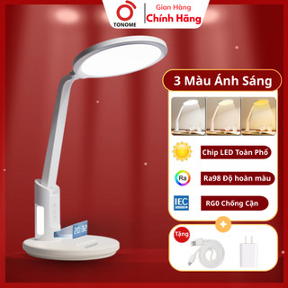  Đèn Học Để Bàn TONOME Chống Cận Tích hợp đèn ngủ 3 Chế Độ Ánh Sáng Cảm Ứng Thông Minh Bảo Vệ Mắt 