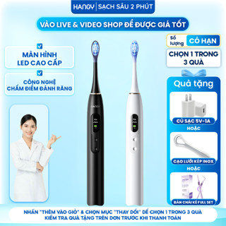  Bàn chải điện màn hình LED thông minh HANGY HY23 Ultra  Đổi mới trong 12 tháng  
