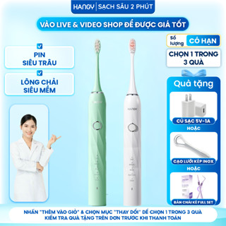  Bàn chải điện HANGY chuẩn nha khoa HY23 Pro  Bảo hành 2 năm  