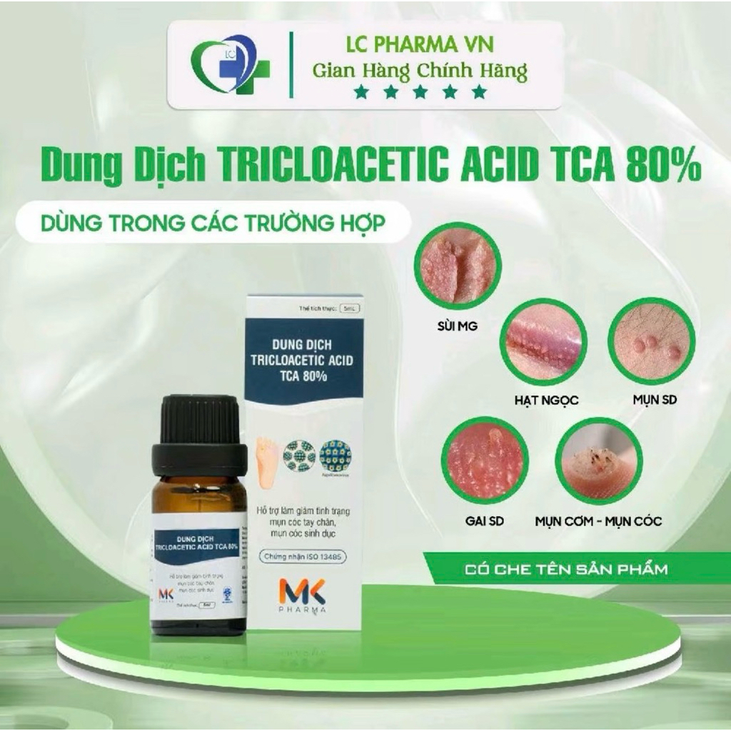 (che tên) Dung Dịch TRICLOACETIC ACID TCA 80%