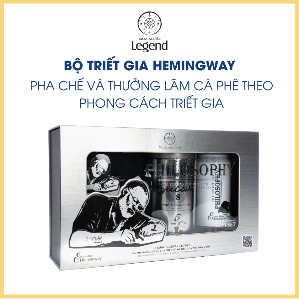 Trung Nguyên Legend - Bộ Sản Phẩm The Spirit of Philosophy (Hemingway)- Tinh Thần Triết Gia