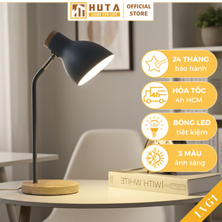  Đèn bàn làm việc HUTA Light For Life LVG1 decor phòng học 3 màu ánh sáng bảo hành 24 tháng 