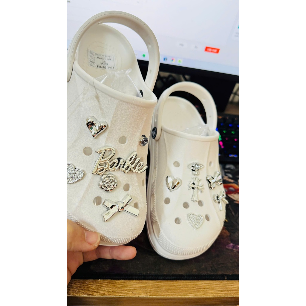 Dép Sục Nữ Đế IP Cao 6cm - Lỗ Thoáng khí Hot Hè 2026 Hàng QC