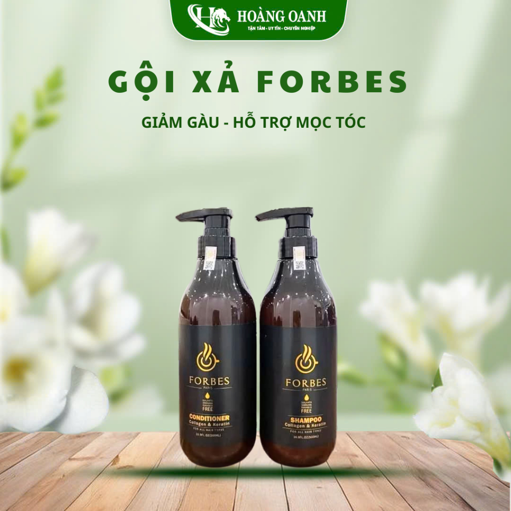 Bộ Dầu Gội và Xả FORBES từ Paris 500ml/chai