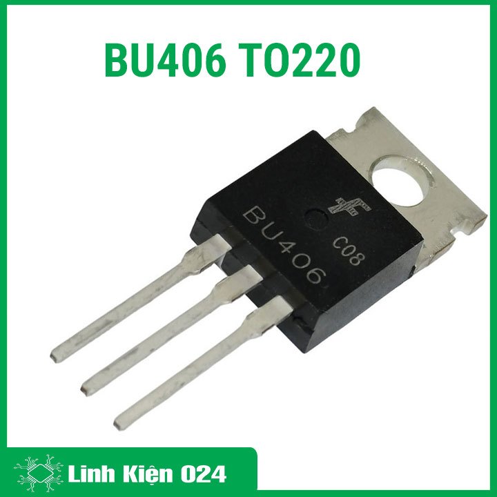 Sản phẩm BU406 TO220 TRANS NPN 7A 200V