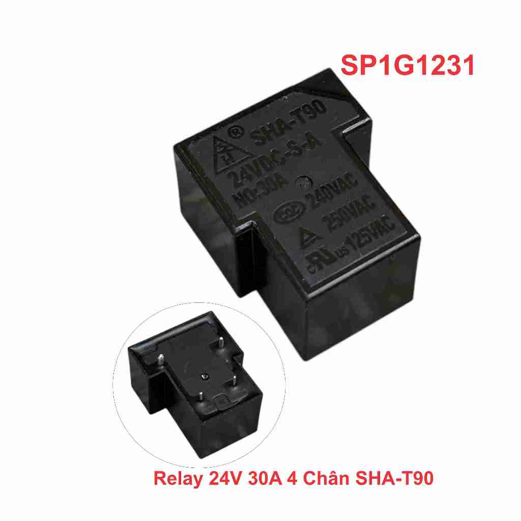 Relay 24V 30A Songle 4 Chân SLA-24VDC-SL-A Hoặc SLA-48VDC-SL-A Hoặc SRU-12VDC-SL-C Hoặc JQX-13FL