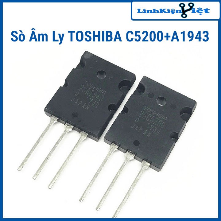 Sò âm ly  TOSHIBA C5200+A1943