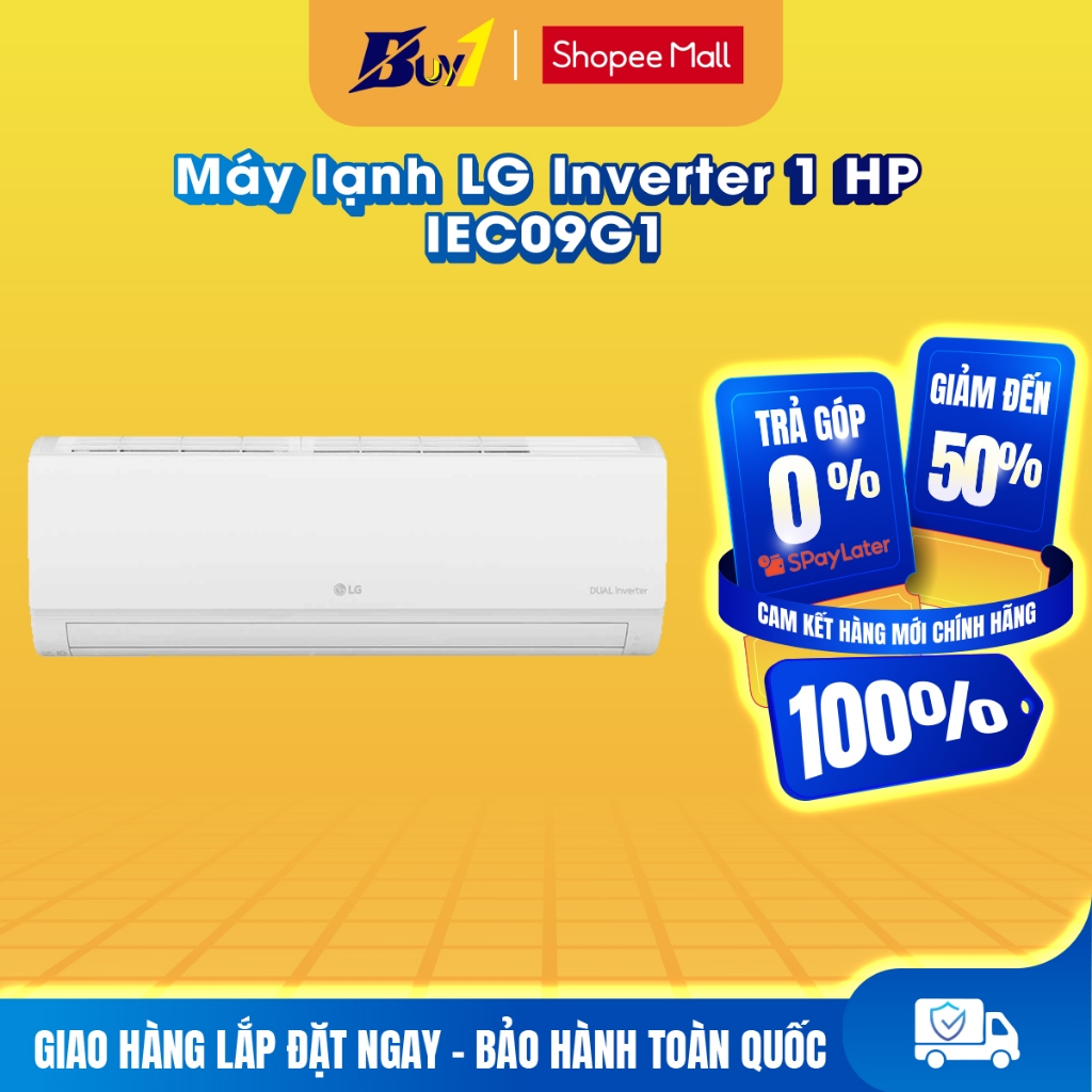 Máy lạnh LG Inverter 1 HP IEC09G1