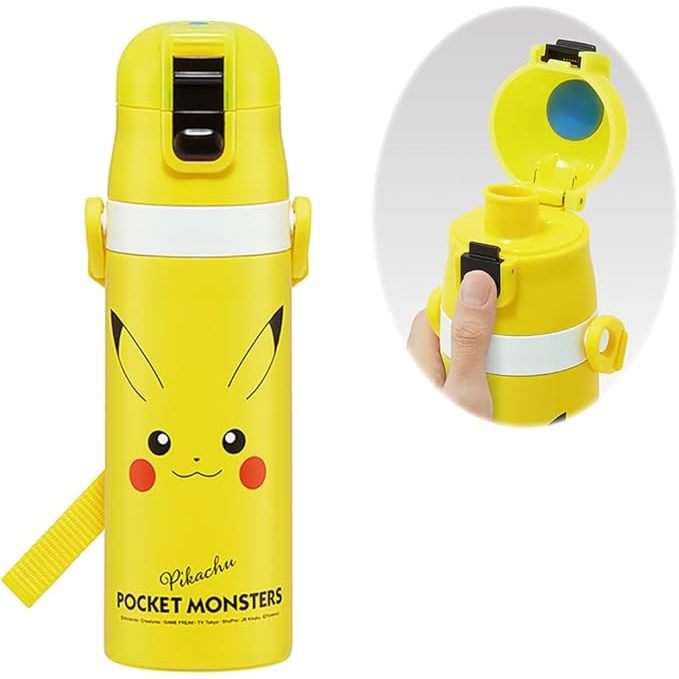 Pokemon Pikachu Kids Stainless Steel Water Bottle 470ml