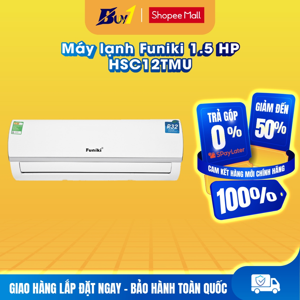 HSC12TMU - Máy lạnh Funiki 1.5 HP HSC12TMU - Hàng chính hãng