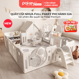  Quây Cũi Nhựa Full Set PAKEY Phi Hành Gia Nhiều Trò Chơi Thú Vị Quây Cao 61cm Cho Bé - Bảo Hành Trọn Đời 